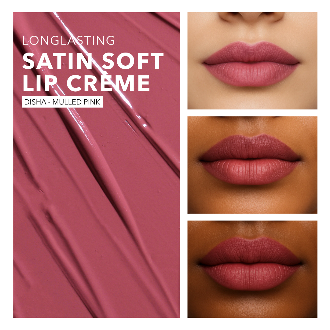 Disha (Mulled Pink) - Satin Soft Lip Crème