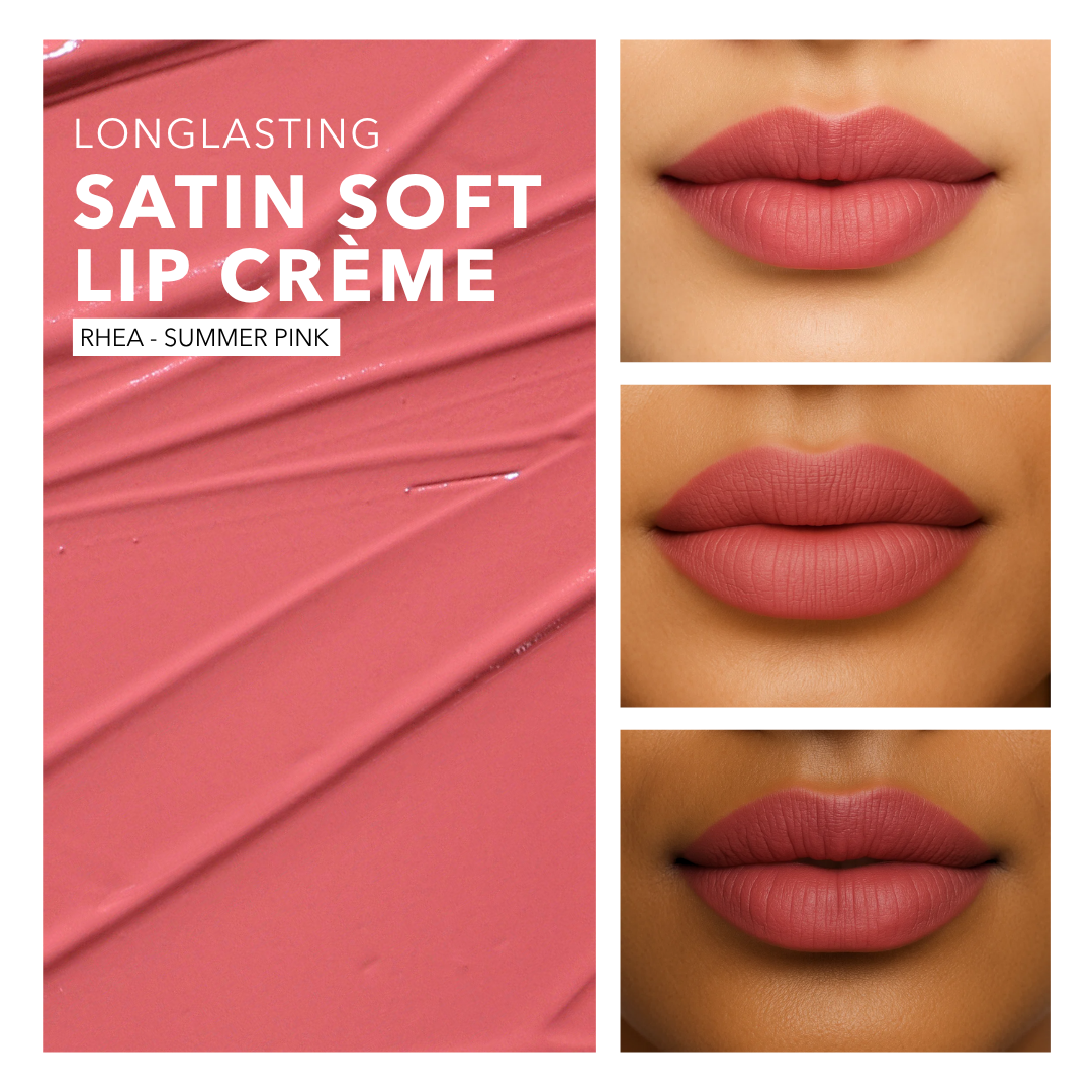 Rhea (Summer Pink) - Satin Soft Lip Crème