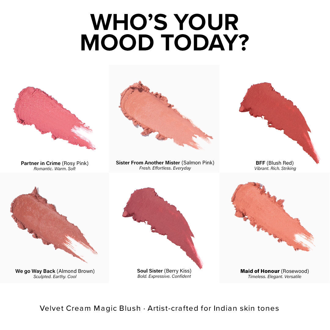 Velvet Cream Magic Blush - BFF (Blush Red)