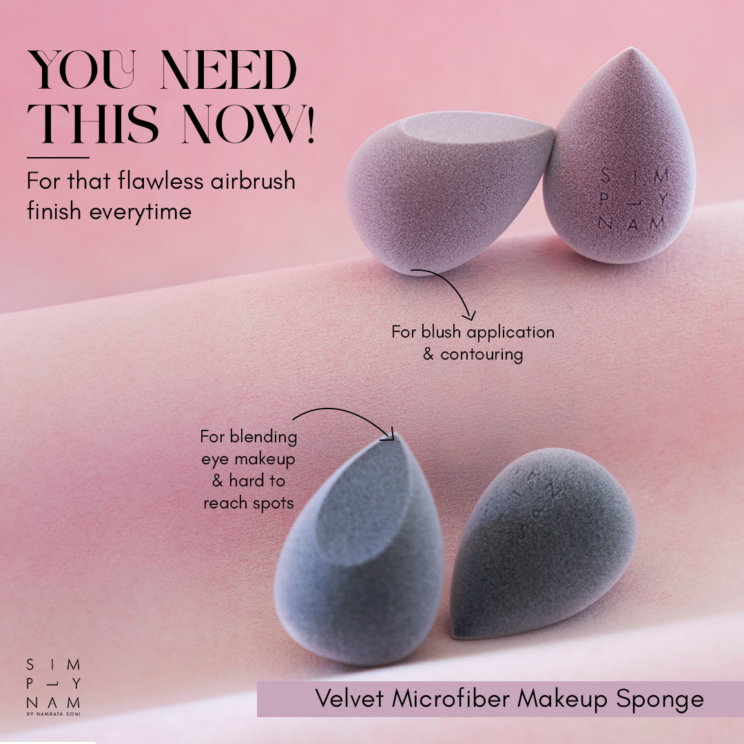 Velvet Microfiber Makeup Sponge