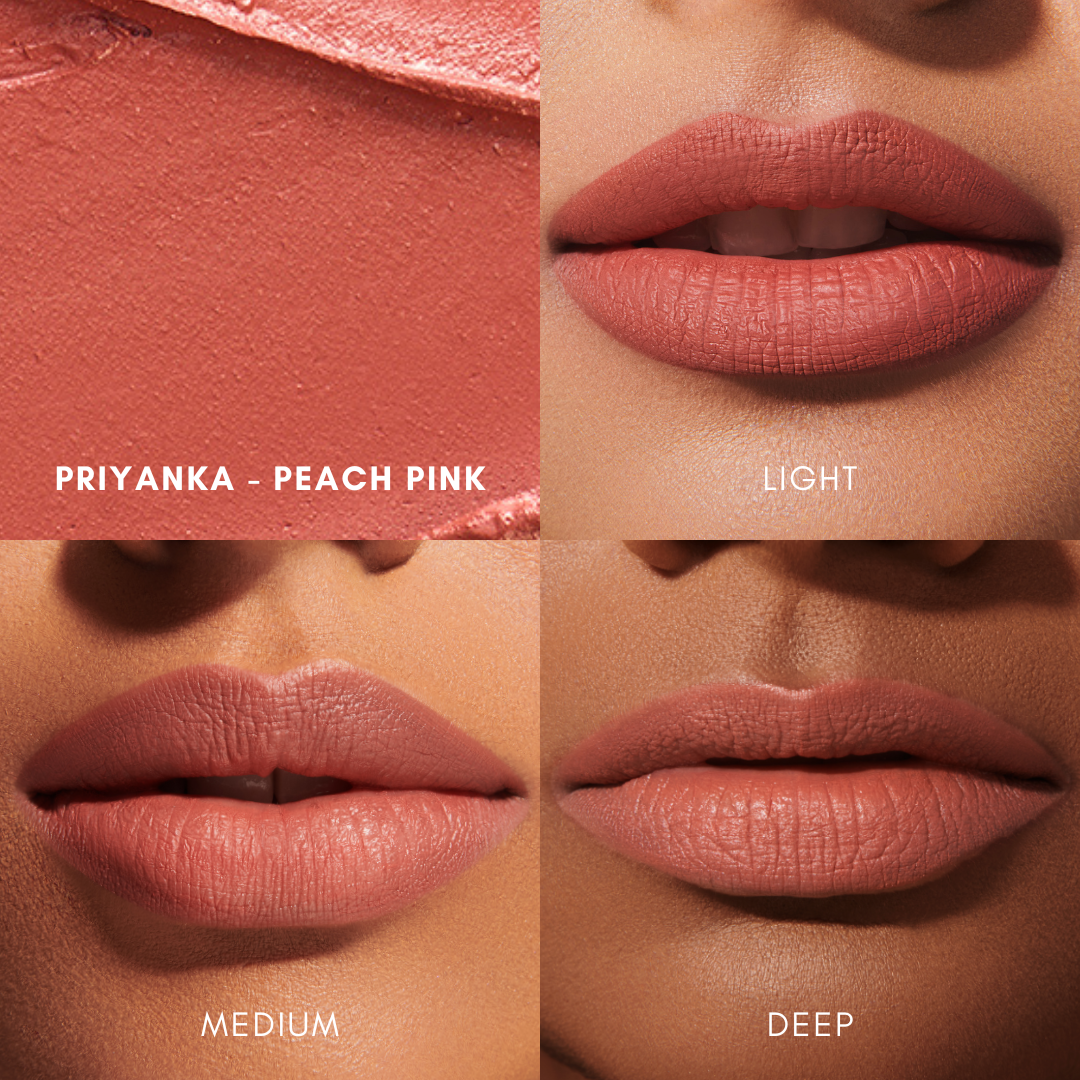 Priyanka - Peach Pink Ultra Matte Liquid Lipstick