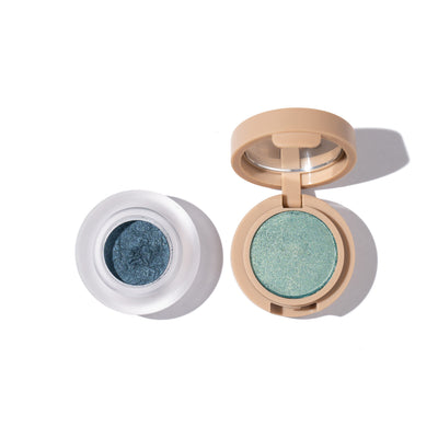 Déjà Vu - Forest Green Illuminating Cream & Powder Eyeshadow